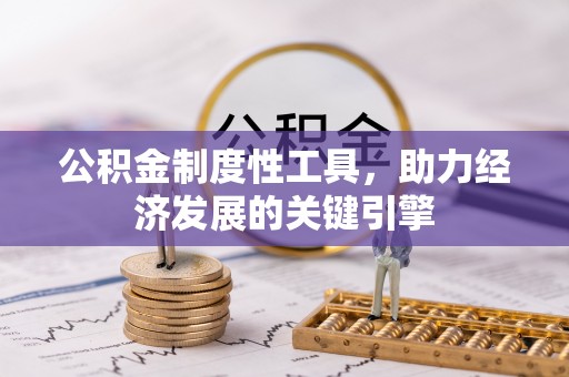 集贤公积金制度性工具，助力经济发展的关键引擎