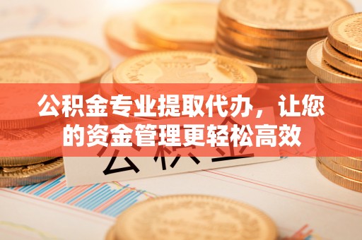 集贤公积金专业提取代办，让您的资金管理更轻松高效